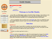Tablet Screenshot of gremirmodels.com